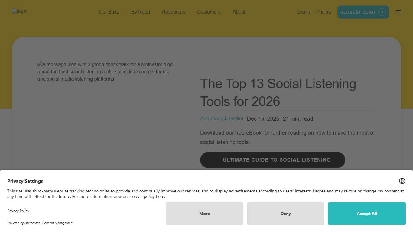 The Top 13 Social Listening Tools for 2026